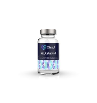 Iron & Vitamin C - 60 Natural Cherry Flavour Gummies - 250ml  